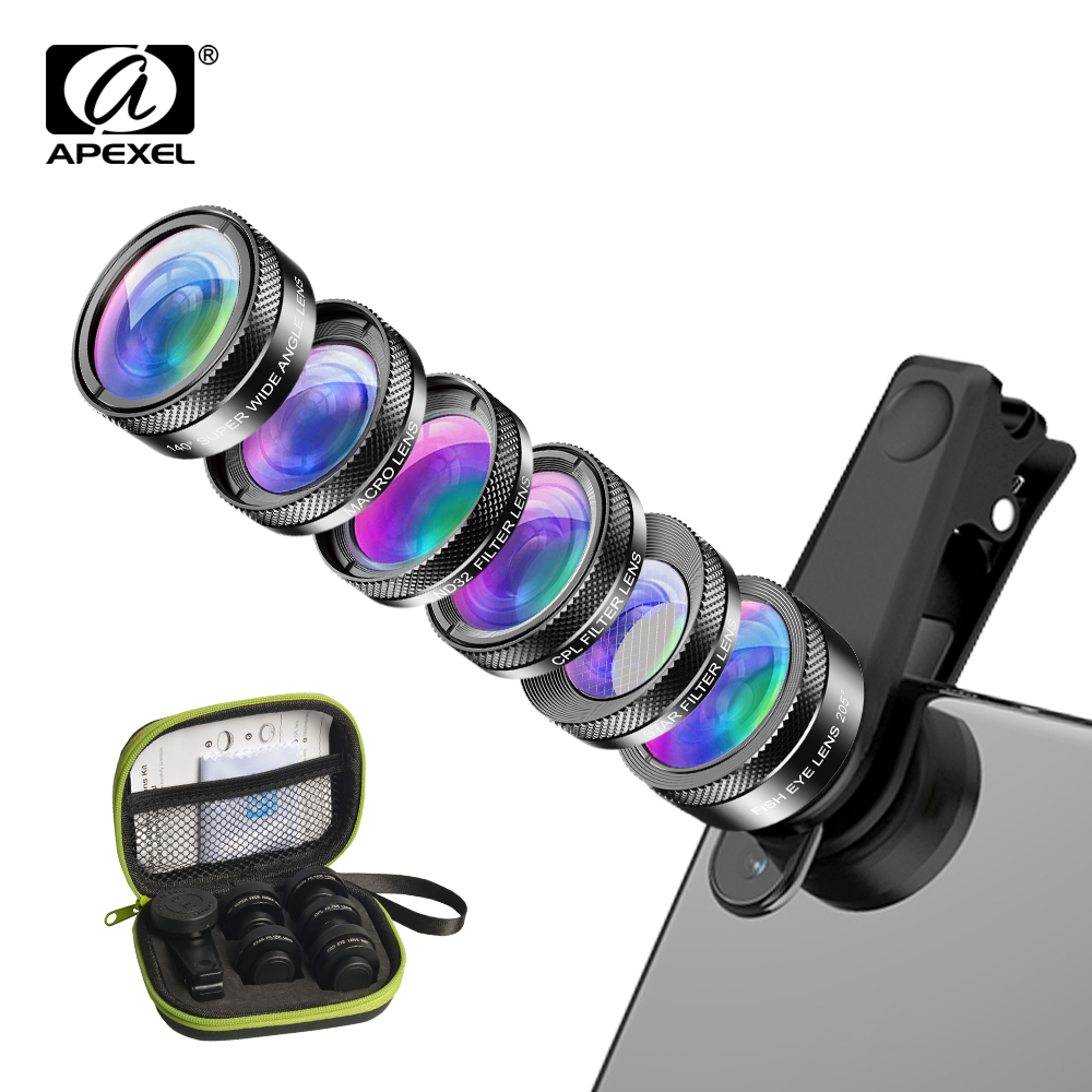 Photography Kit Xiaomi 15T Pro - APEXEL 유니버설 6 in 1 폰