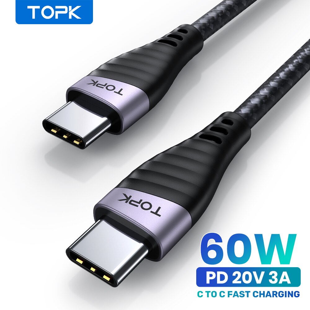 Xiaomi Photography Kit - TOPK 60W USB C-유형 C 케이블