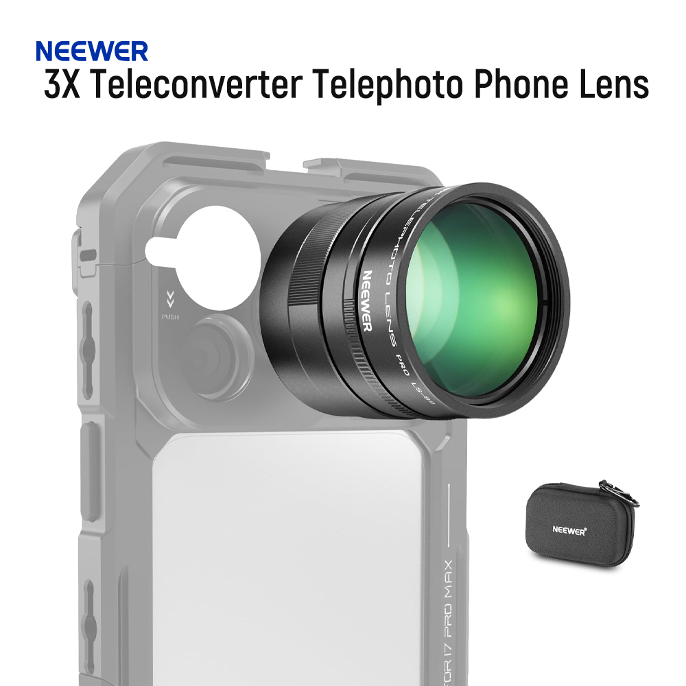Photography Kit Xiaomi 15T Pro - NEEWER 3X 텔레컨버터 망원폰 렌즈, 360mm