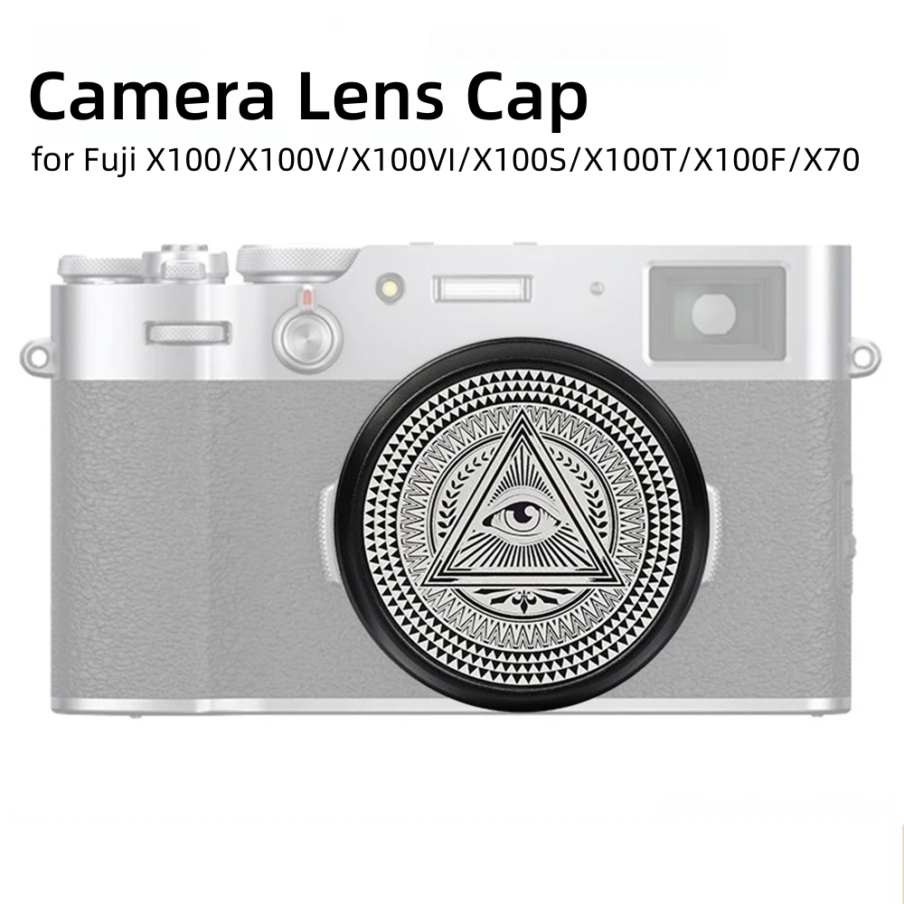 Fujifilm Camera X100Vi - 빈티지 금속 카메라 렌즈 캡 카메라