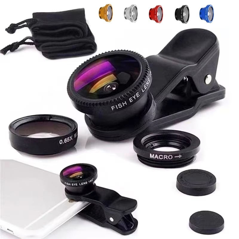 Photography Kit Xiaomi 15T Pro - 3 in 1 휴대폰 어안렌즈 광각