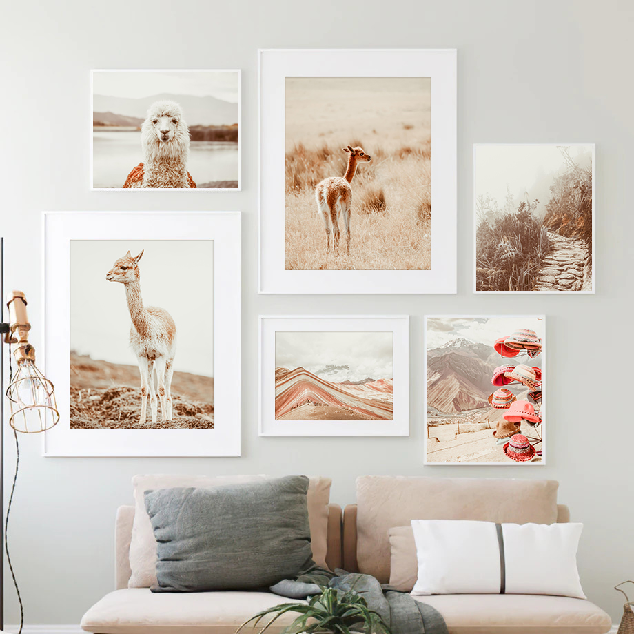 페루 벽 예술 프린트 자연 여행 라마 사진 포스터 마추 - Photography Poster 리뷰 및 가격