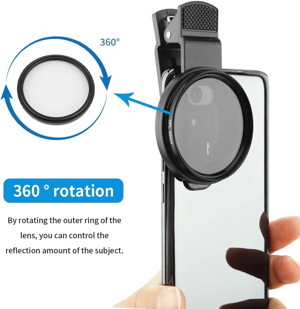 미니 52mm 클립형 휴대폰 필터 홀더 마운트 카메라  - Photography Kit Xiaomi 15T Pro 리뷰 및 가격