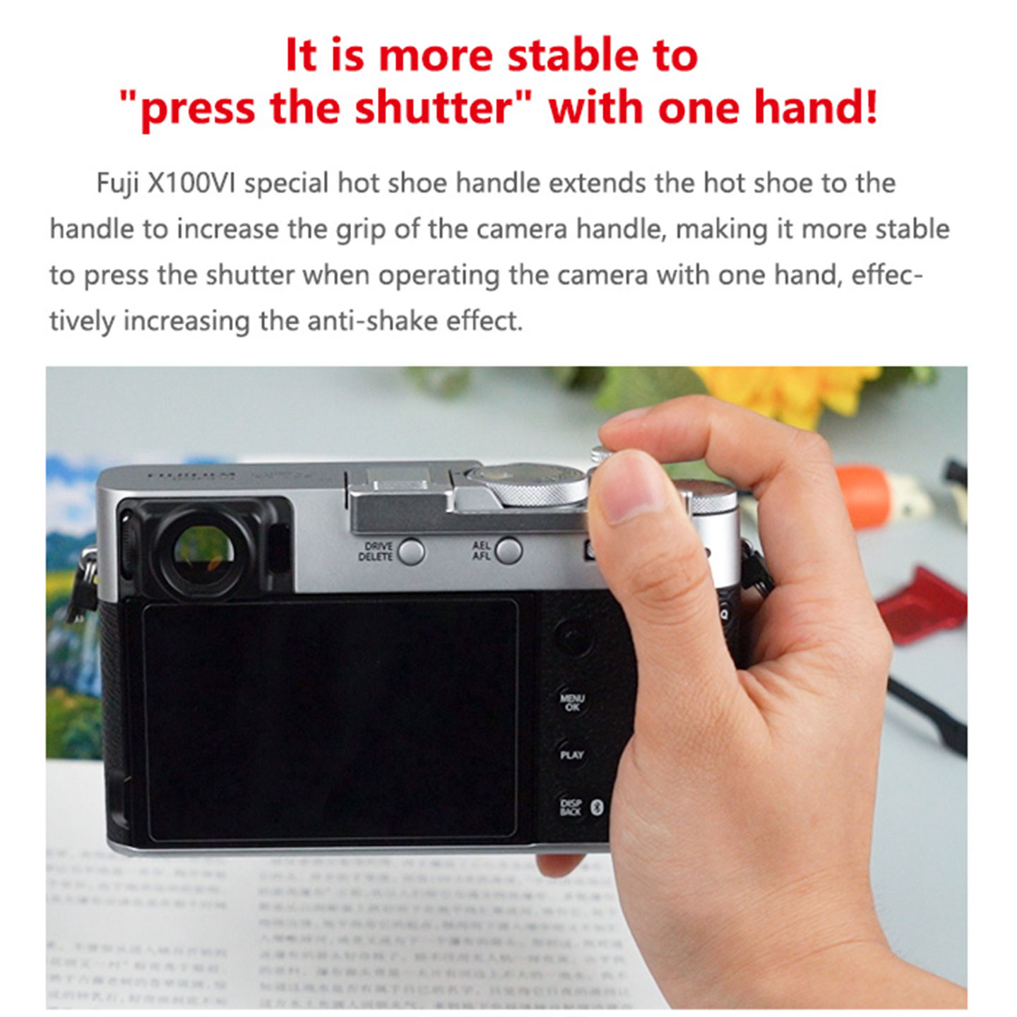Fujifilm X100Vi 핸들 그립 용 Fuji X - Fujifilm Camera X100Vi 리뷰 및 가격