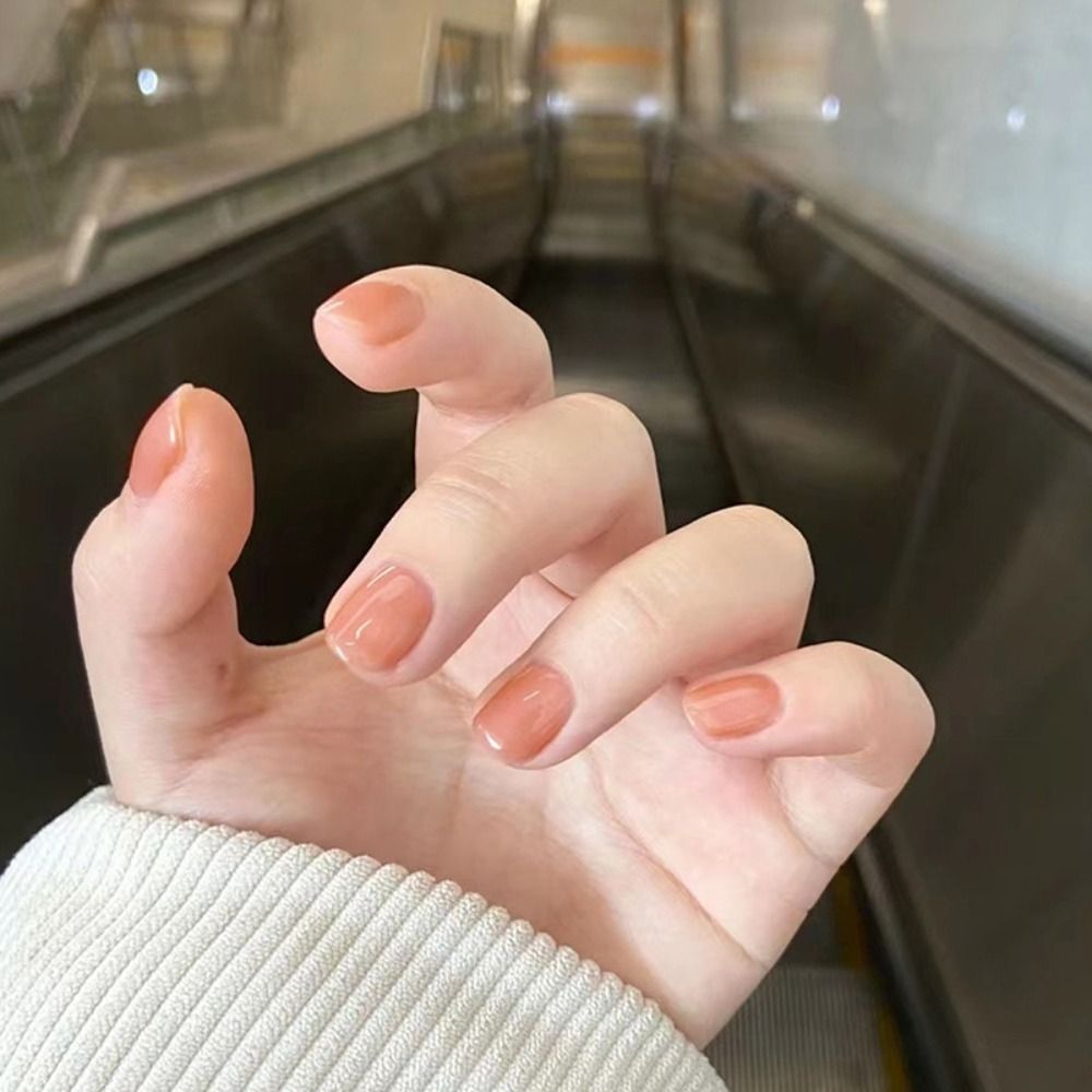 탈착식 짧은 인조 손톱 프렌치 솔리드 컬러 가짜 손톱  - Photography Tips 리뷰 및 가격