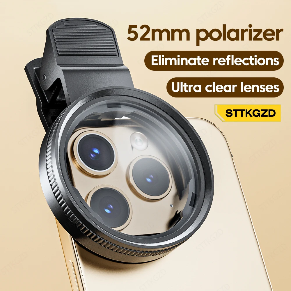 새로운 52mm CPL 휴대폰 렌즈 필터 렌즈 클립 카 - Photography Kit Xiaomi 15T Pro 리뷰 및 가격